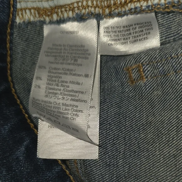 Madewell Ankle Cropped Blue Jeans - Picture 4 of 4